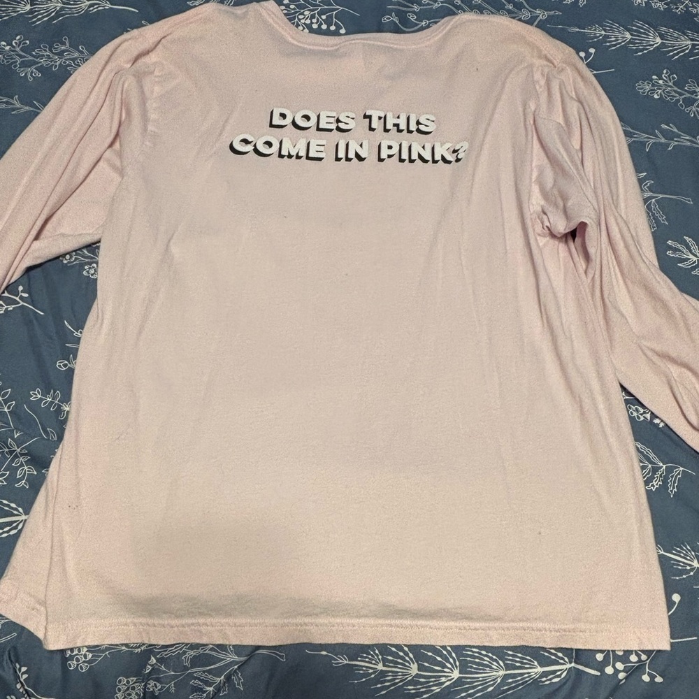 PINK Victoria's Secret Light Pink Long Sleeve Tee